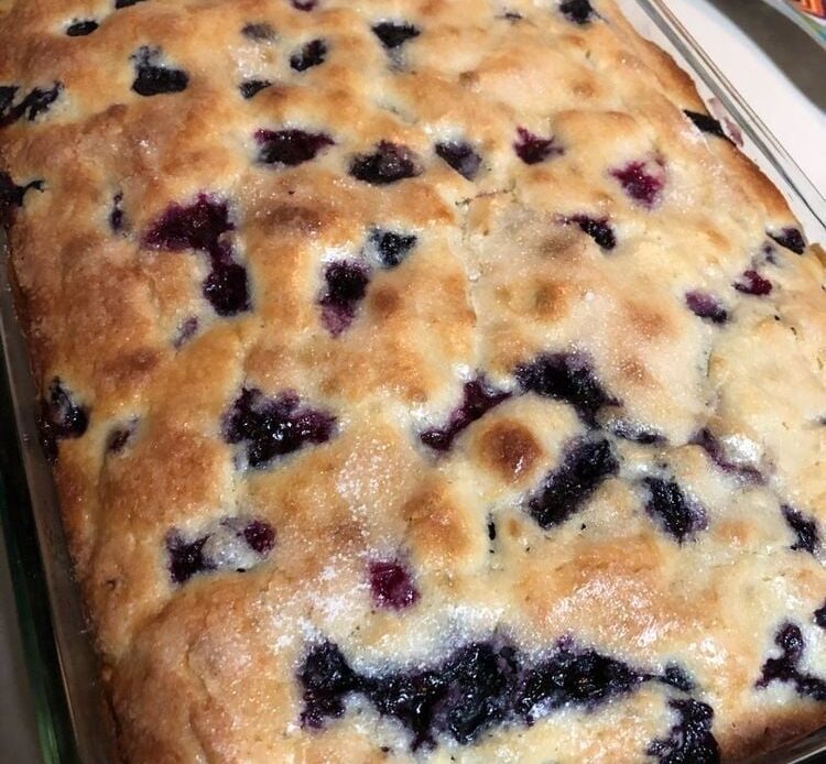 Blueberry Buttermilk Breakfast Cake