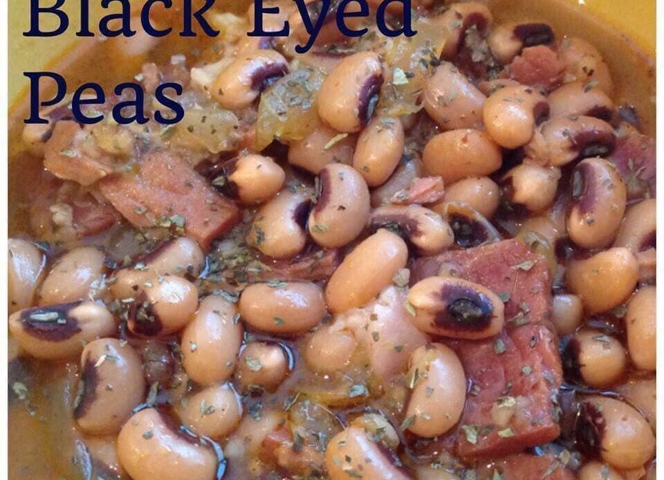 SLOW COOKER BLACK EYED PEAS