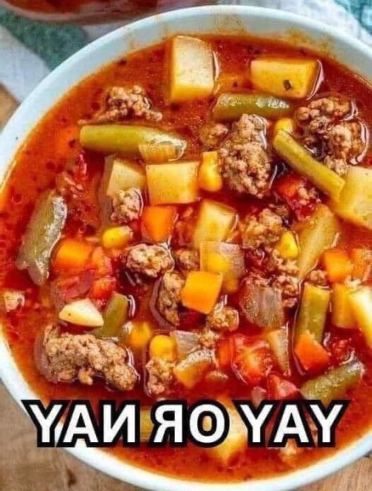 Vegetarian Beef Soup