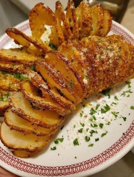 Delicious Sliced Baked Potatoes