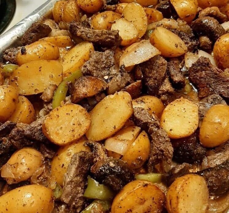 Garlic Butter Steak and Potatoes Skillet