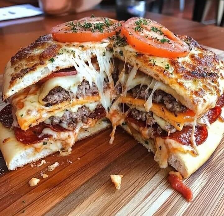 Pizza Burger Pie