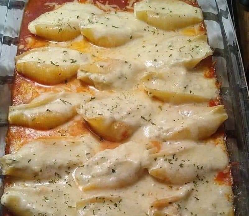 Stuffed cheese shells