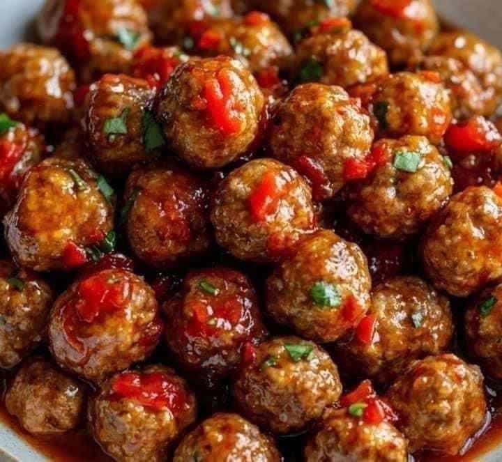 Sweet and Spicy Meatballs